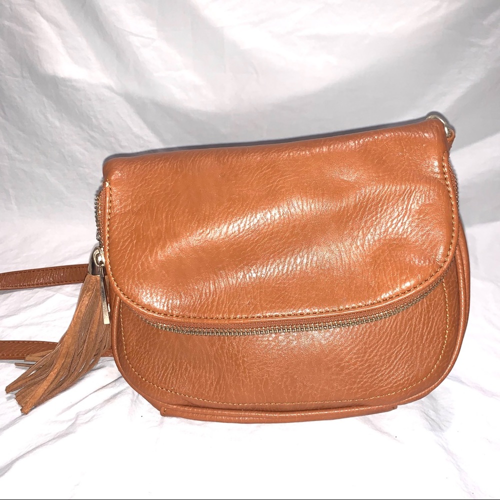 Street Level Casual Tan Crossbody